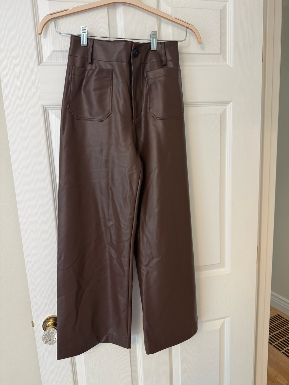 Maeve Faux Leather Pants